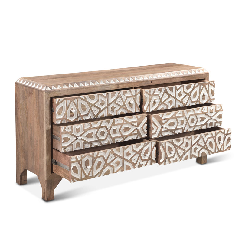 Dakota Fields Chesleigh 6 Drawer Dresser Wayfair